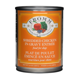 Fromm Four-star Shredded Chicken in Gravy Entrée