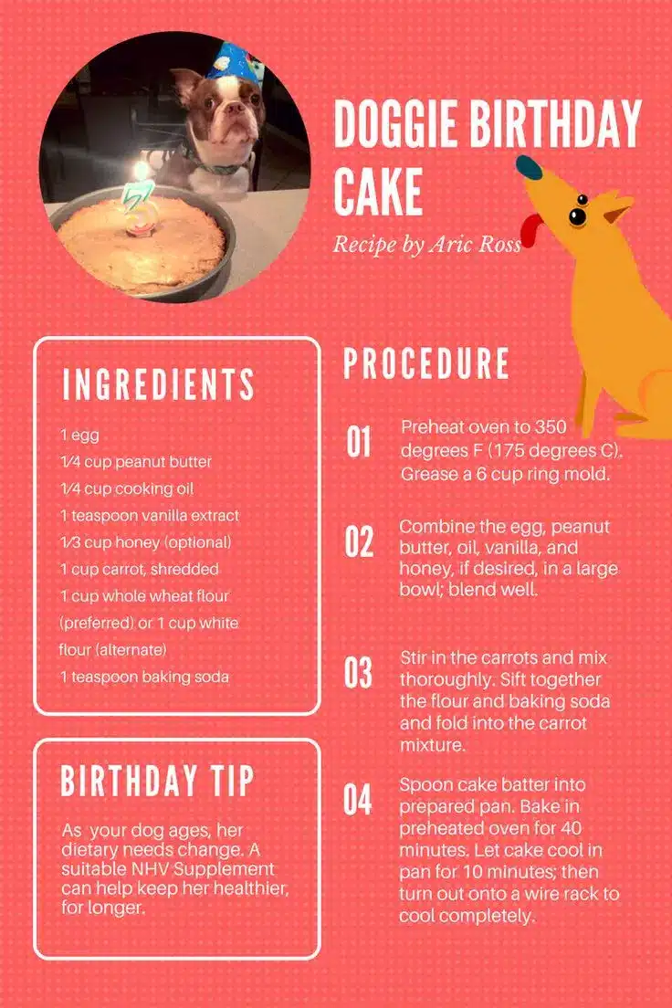 Doggie Birthday Cake