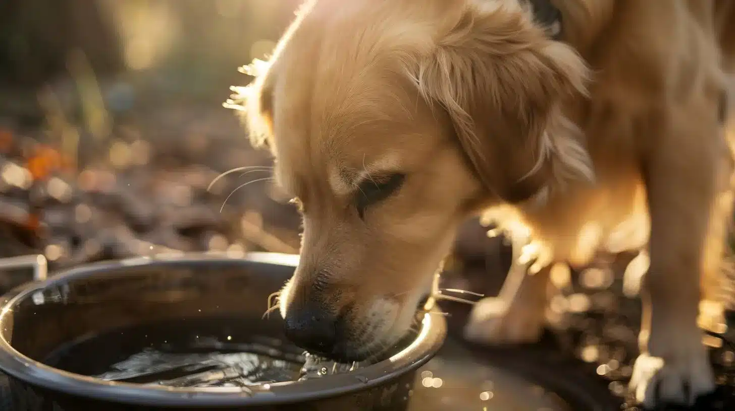 Helping a Dog With Difficulty Drinking Water